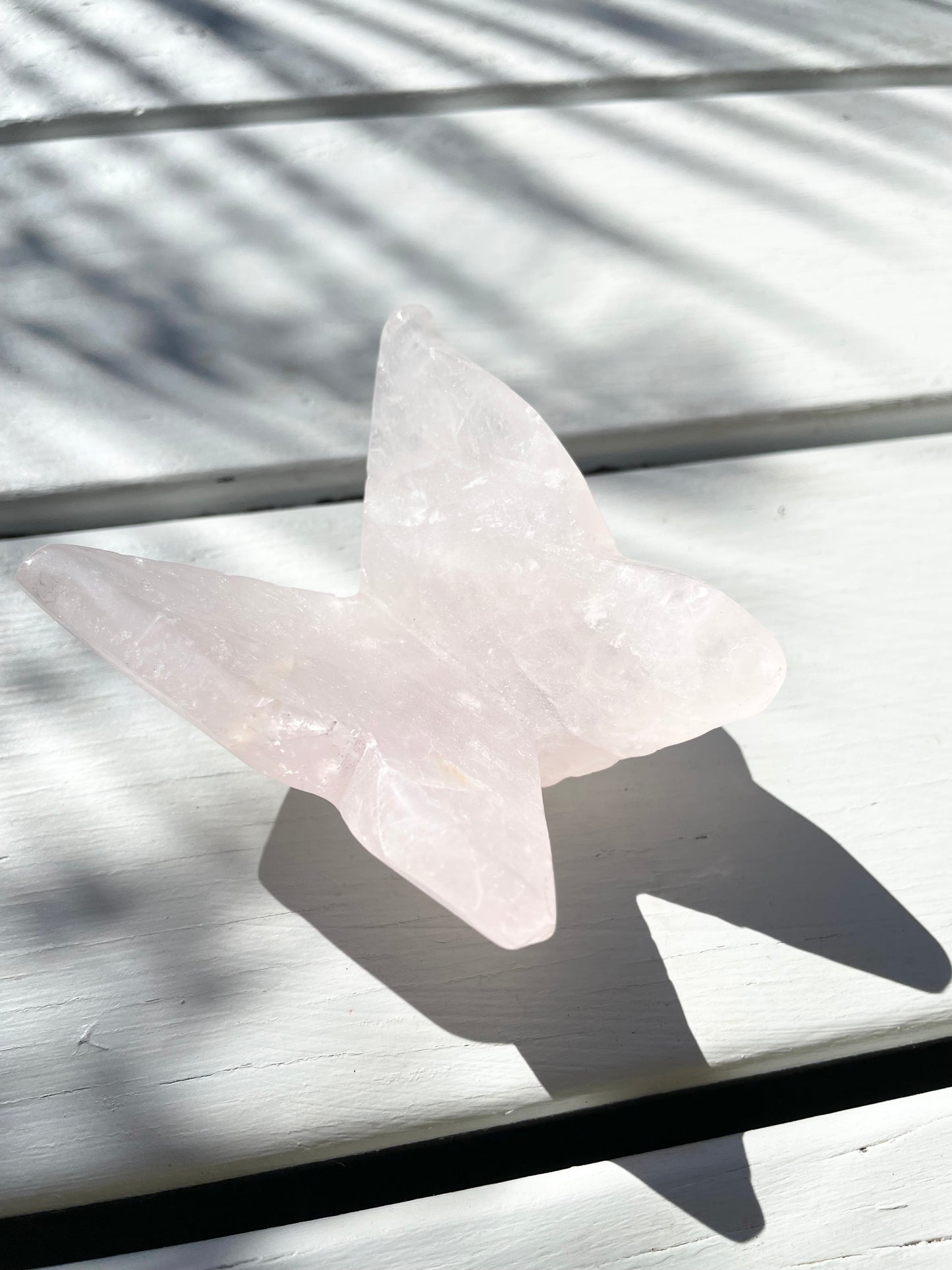 Rose Quartz Butterfly