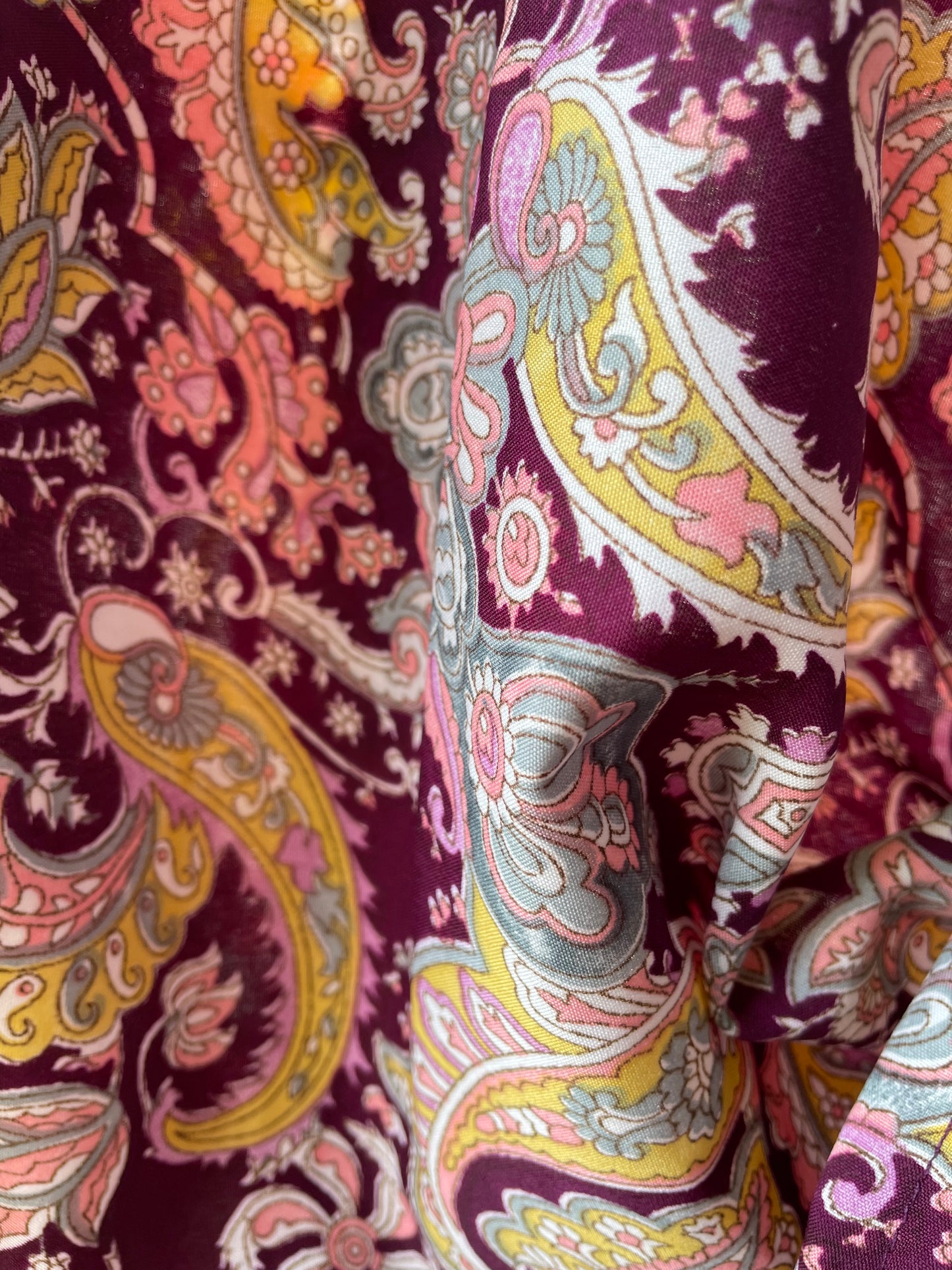 Upcycled Sari Top Long sleeves