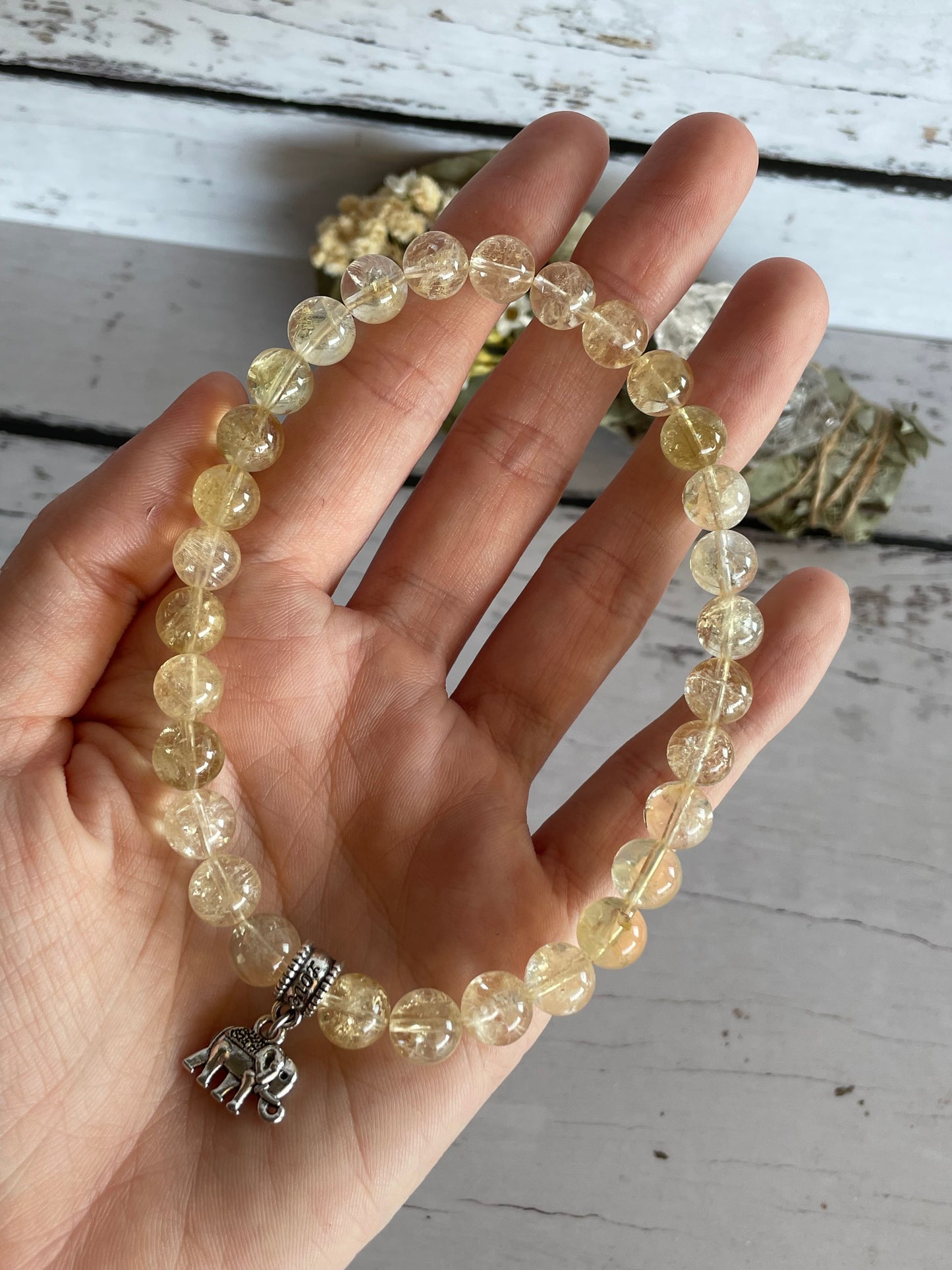 Citrine Healing Anklet ~ Abundance ©️