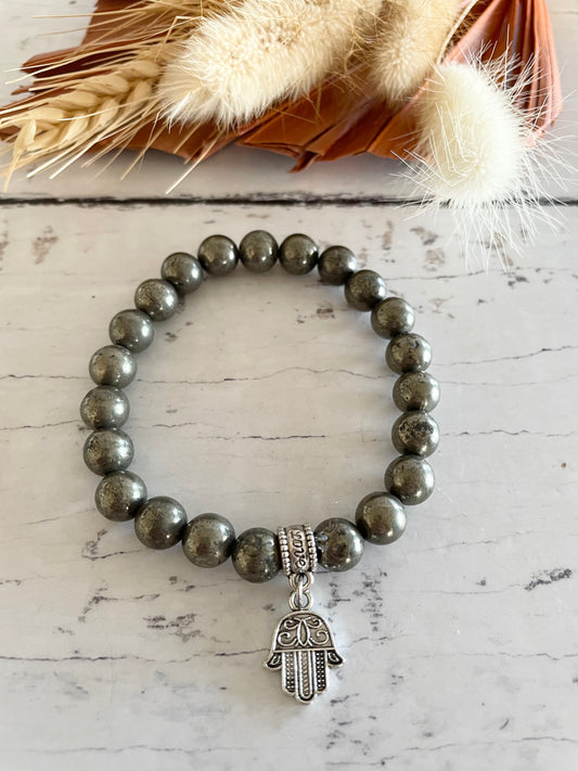 Pyrite Healing Bracelet ~ Inner Fire