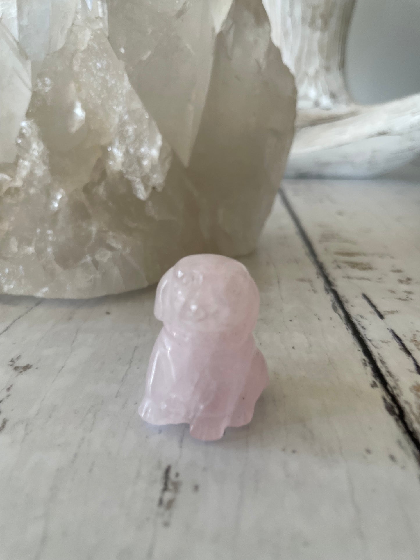 Rose Quartz Dog