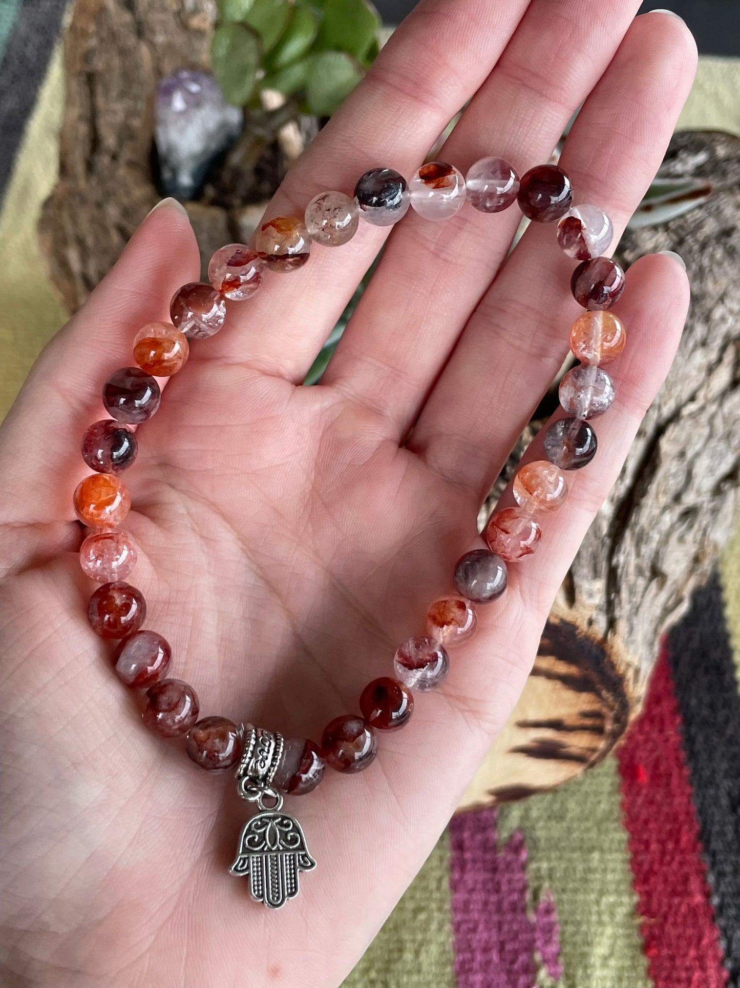 Fire Quartz Healing Anklet ~ Magick