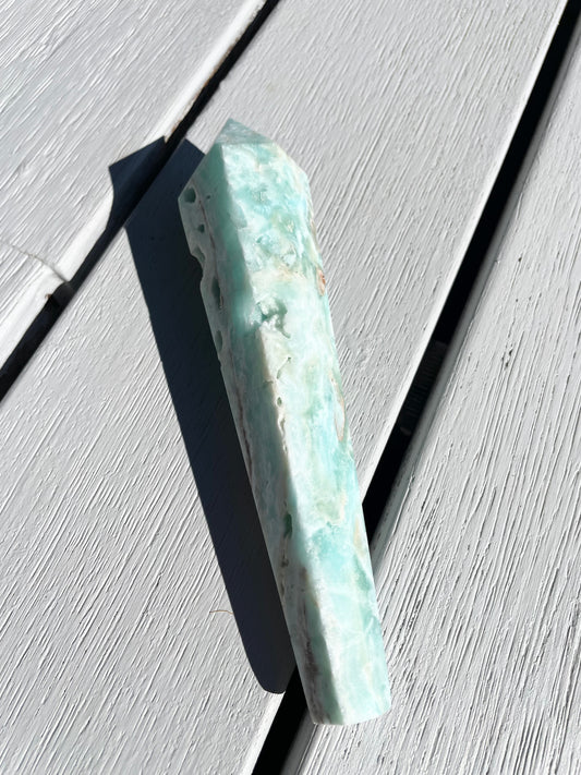 Hemimorphite Torch/Point