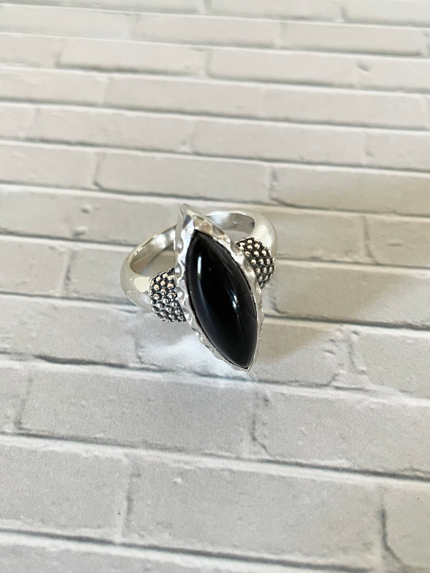 Black Onyx Ring - Size 7