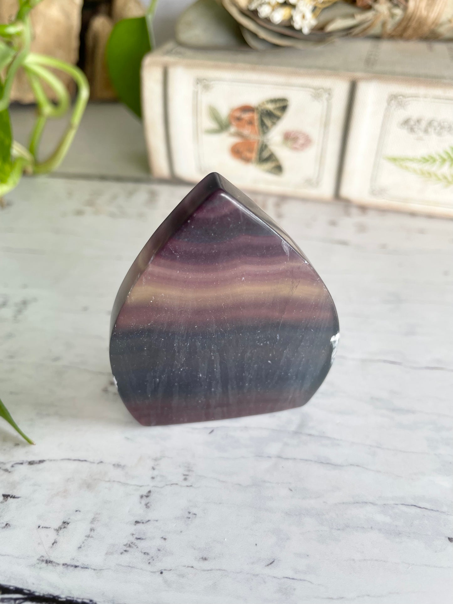 Rainbow Fluorite Dome