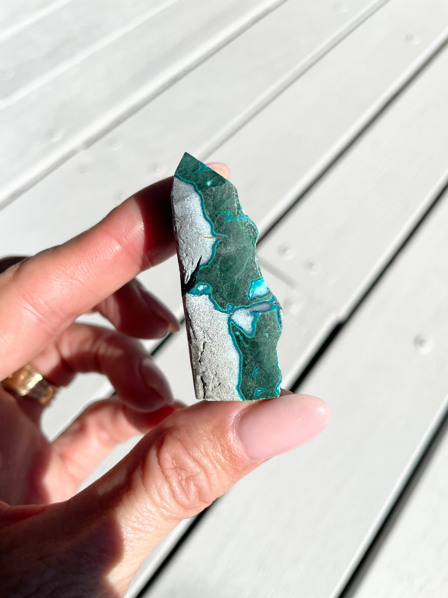 Chrysocolla Malachite Freeform