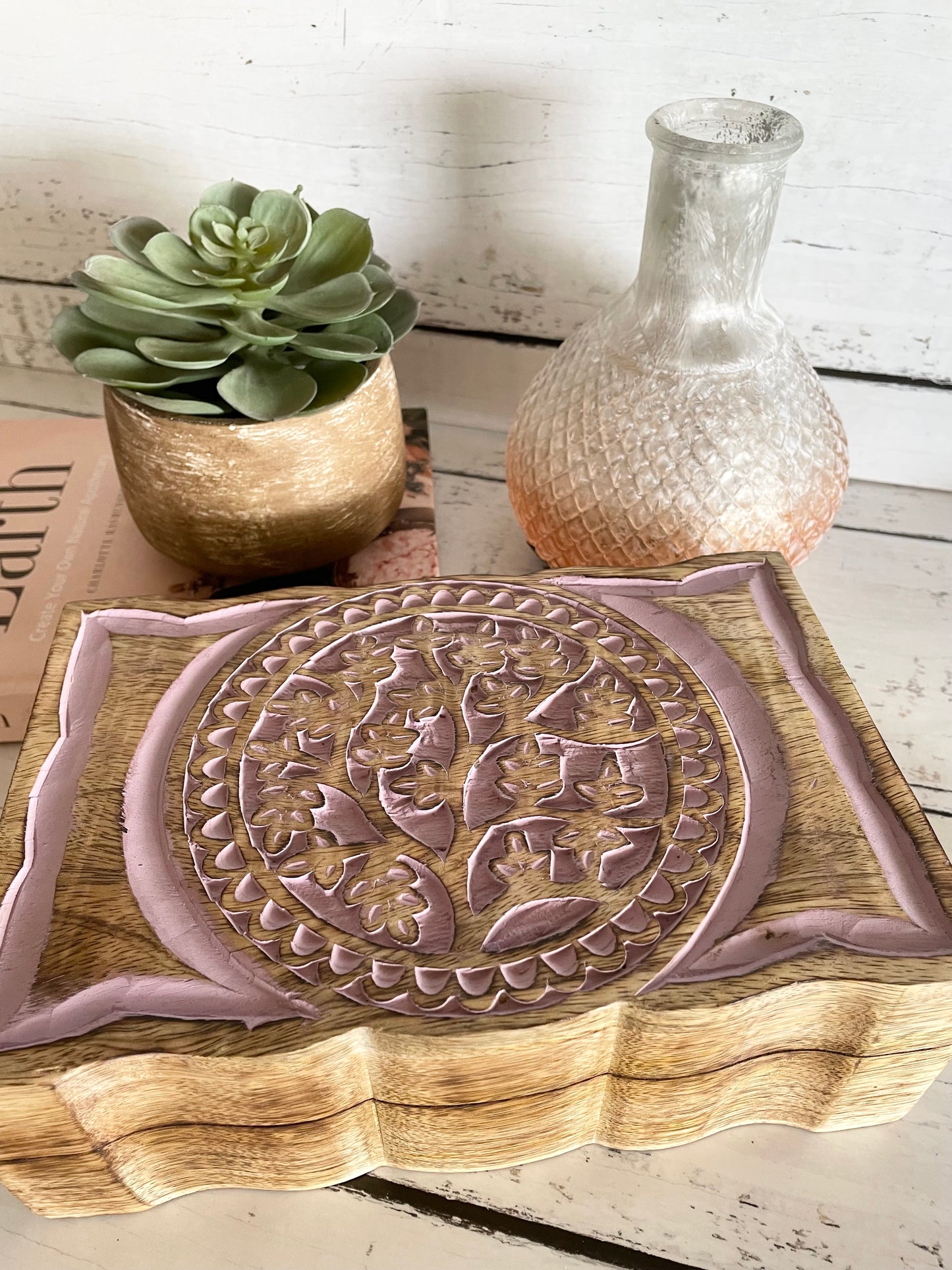 Wooden Trinket Box ~ Tree of Life