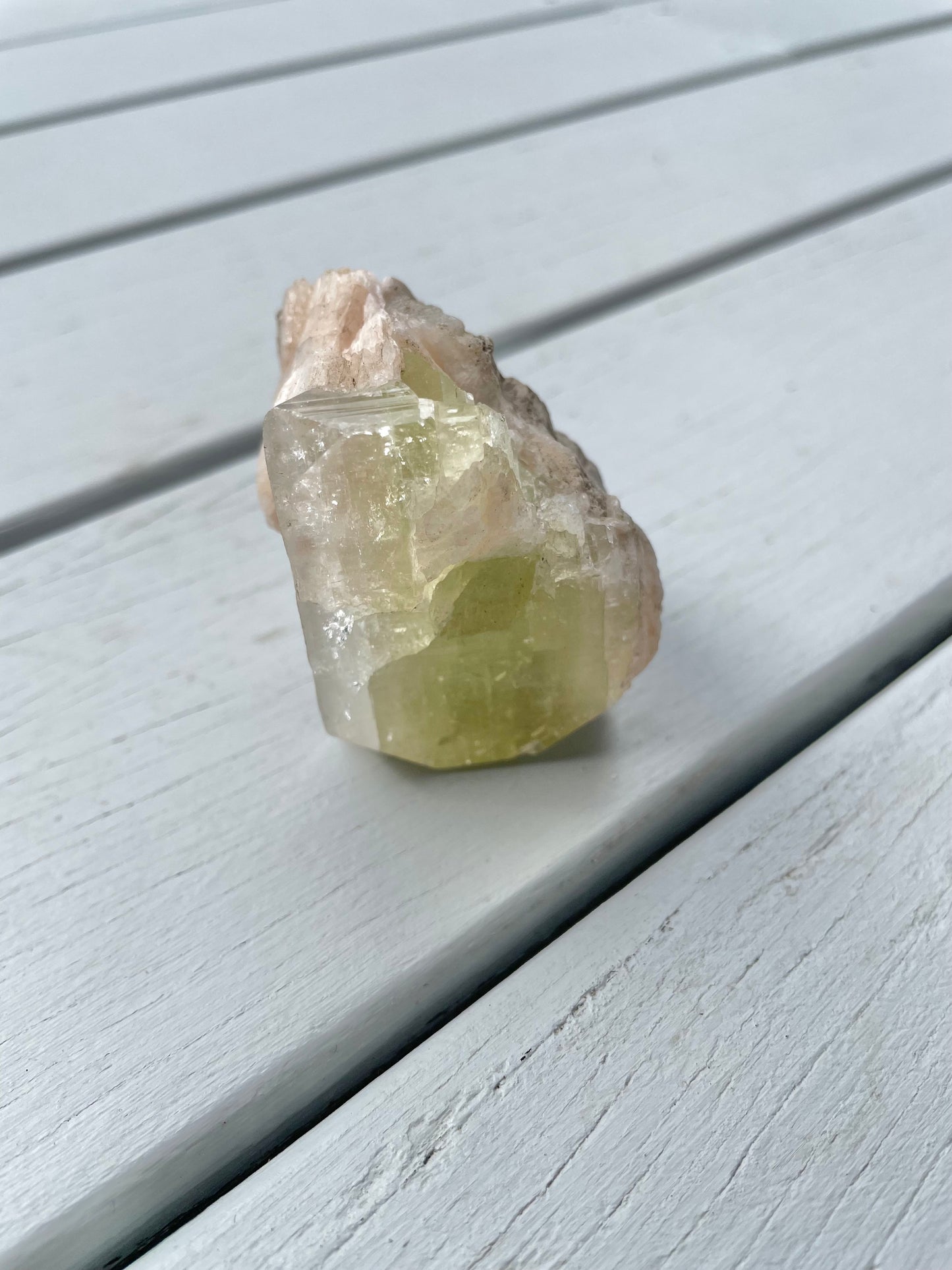 Green Apopyhllite Stilbite Cluster