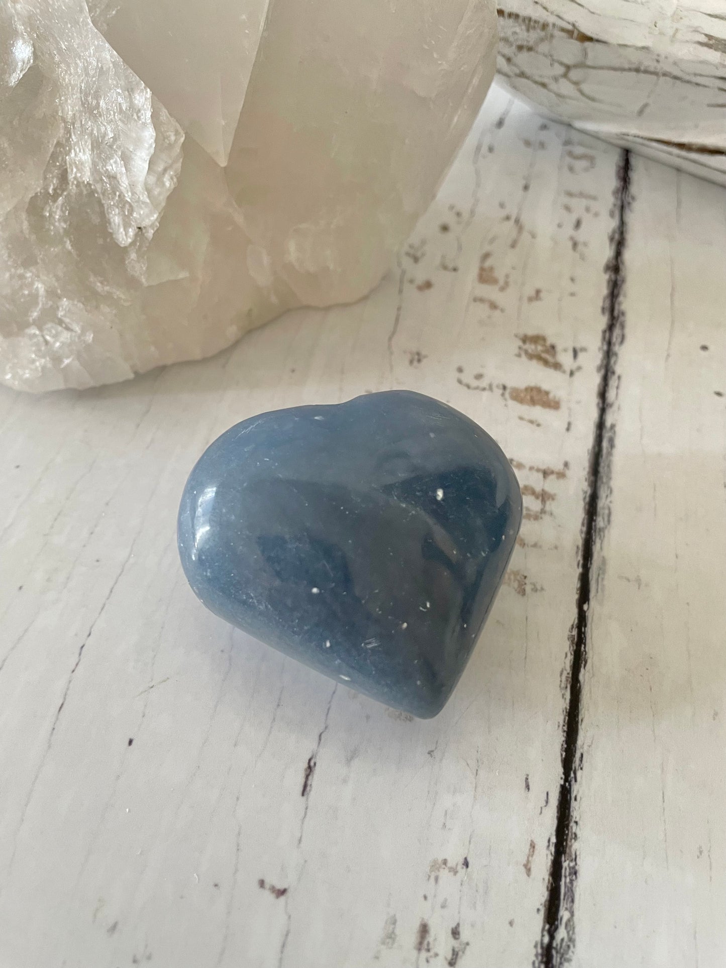 Angelite Heart