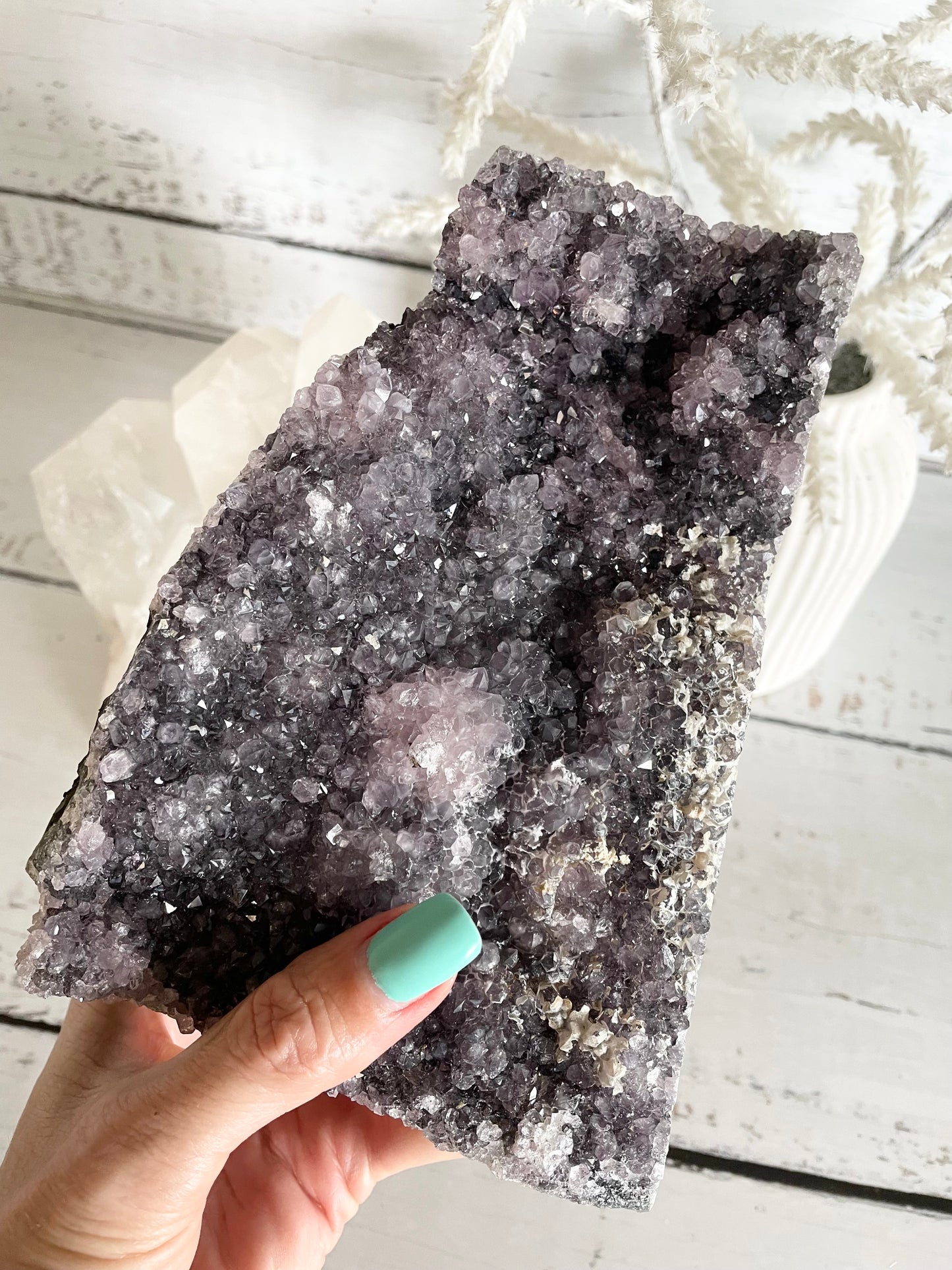Amethyst Standing Cluster