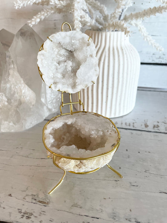 Quartz Geode Treasure Box