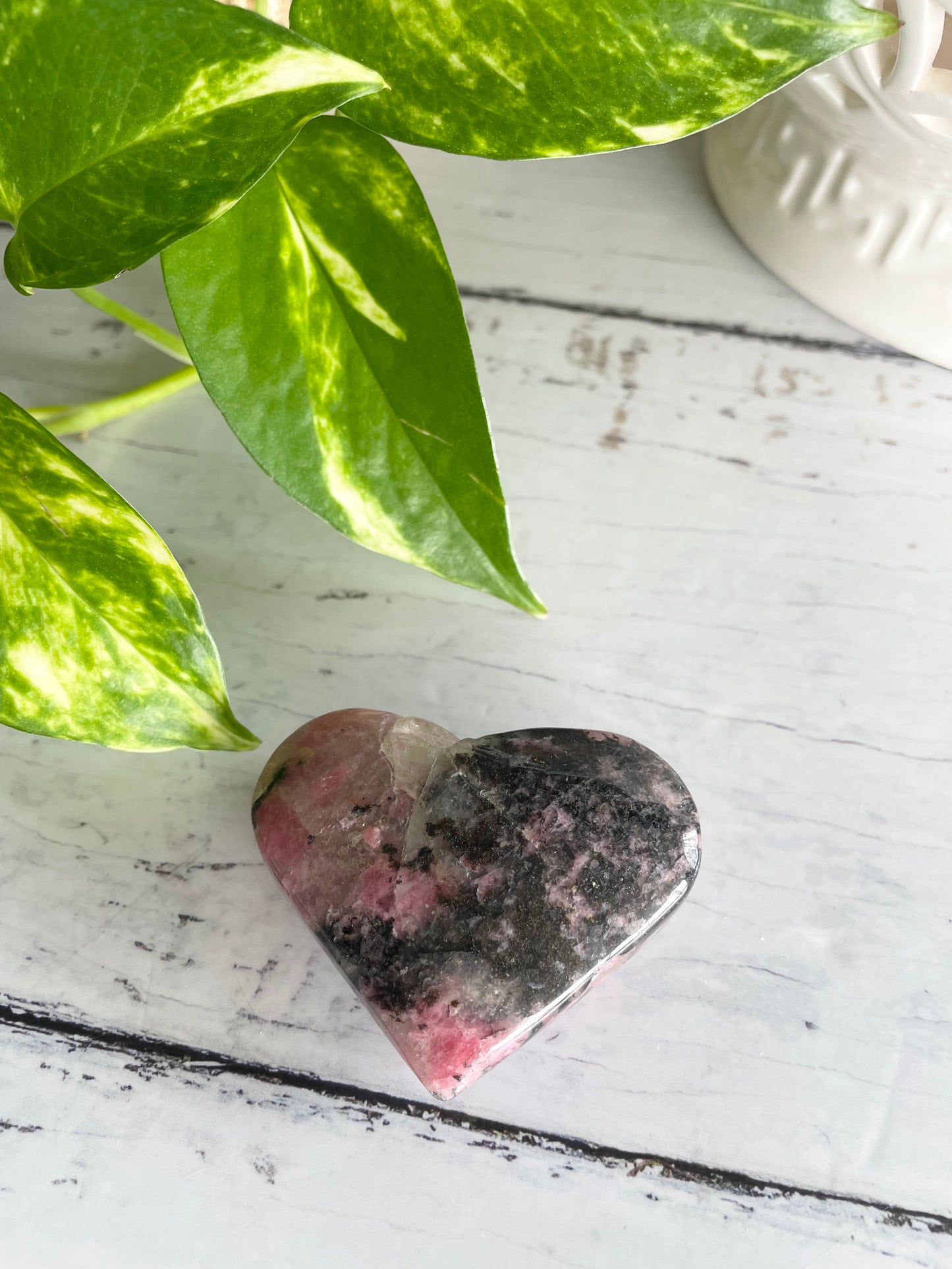 Rhodonite Heart