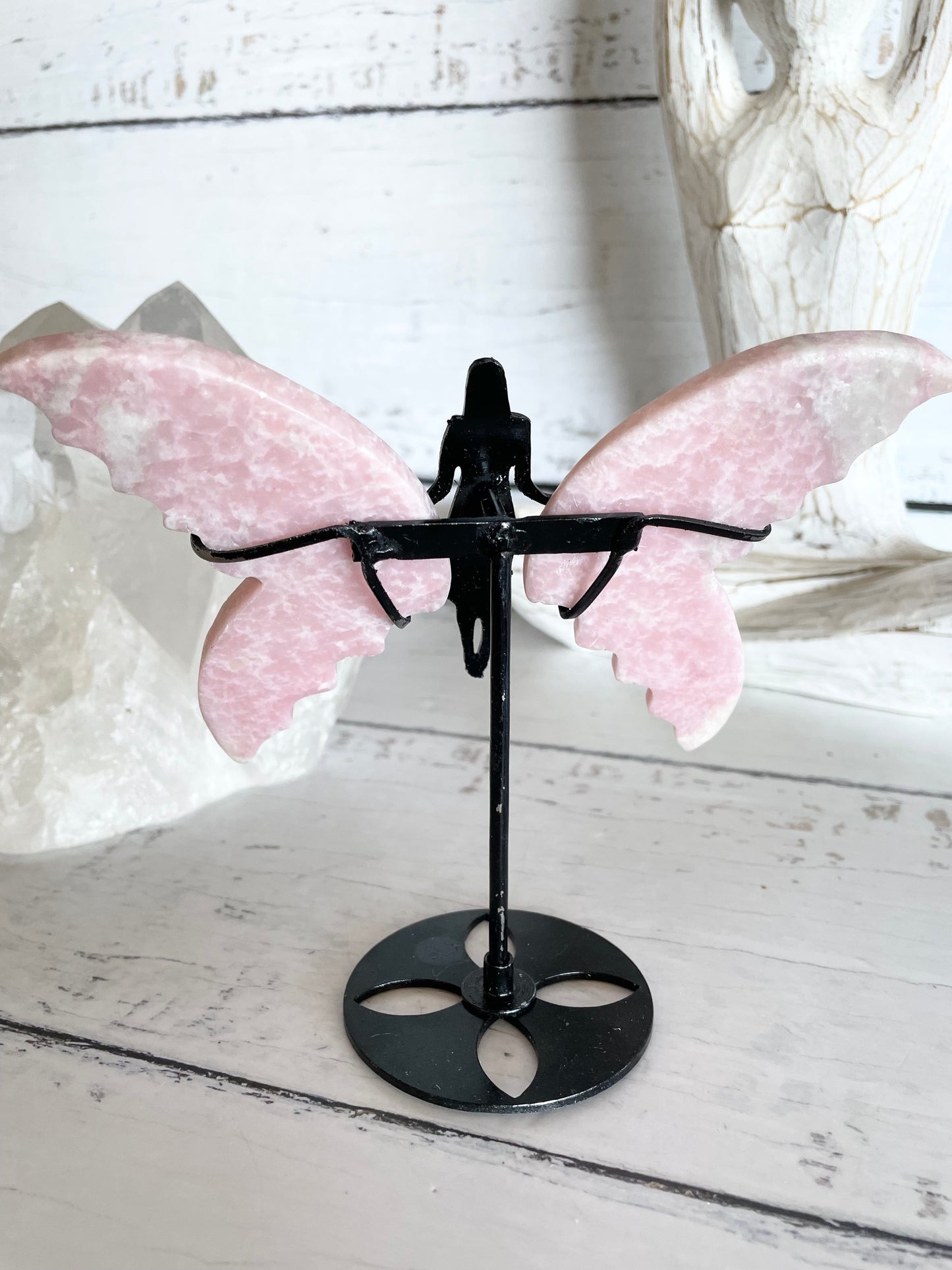 Ethereal Angel Wings ~ Pink Opal
