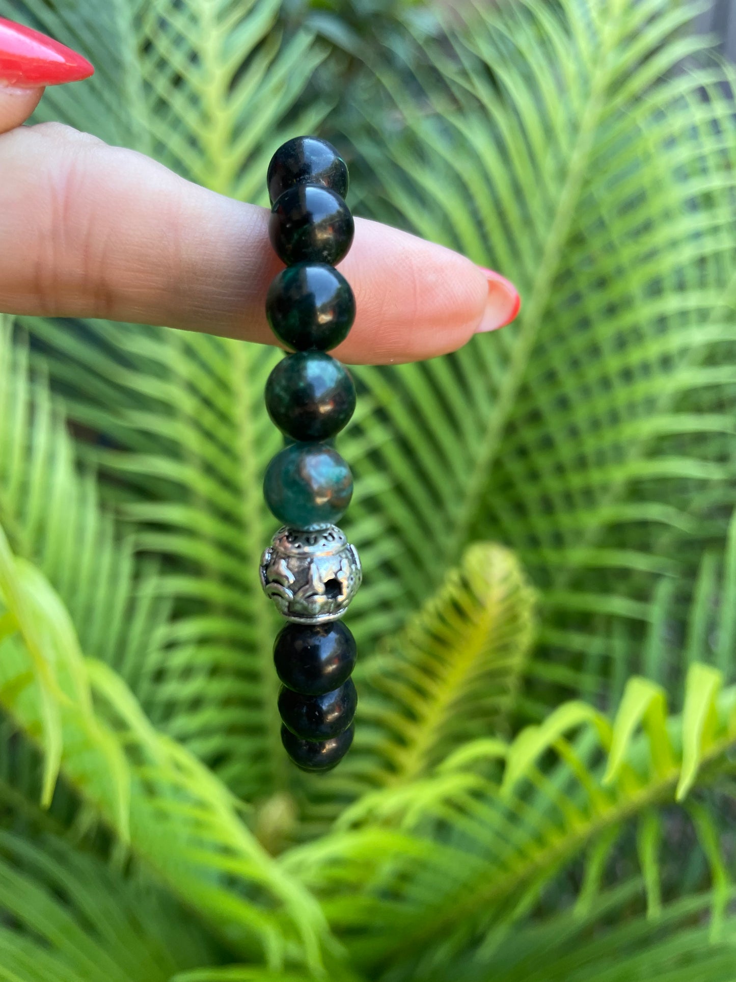 Emerald/Shungite Healing Bracelet