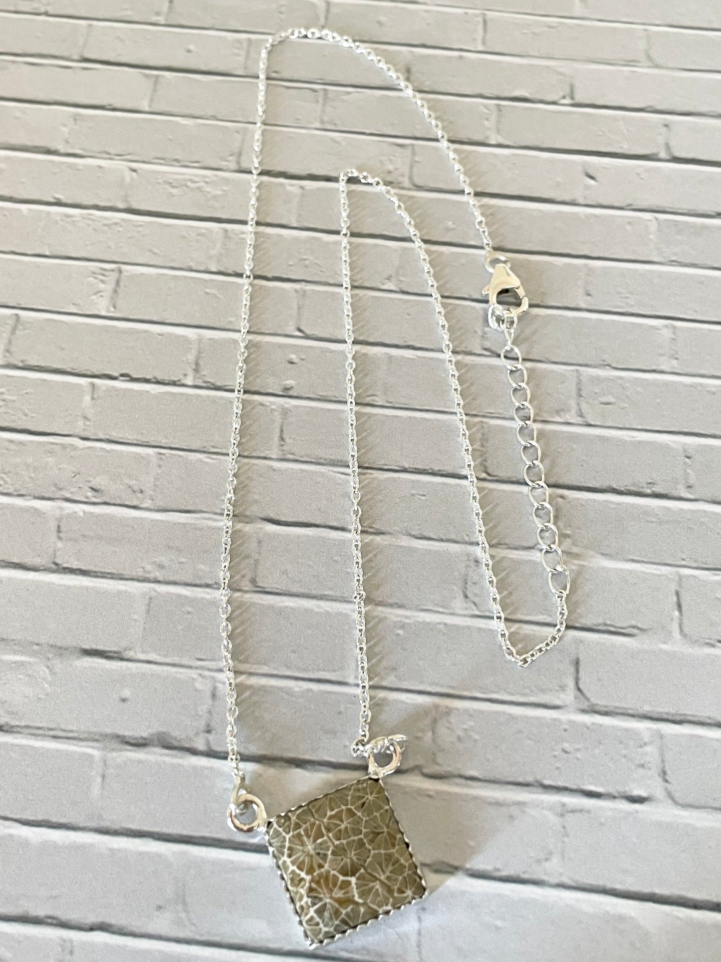 Fossil Coral/Petoskey Stone Necklace