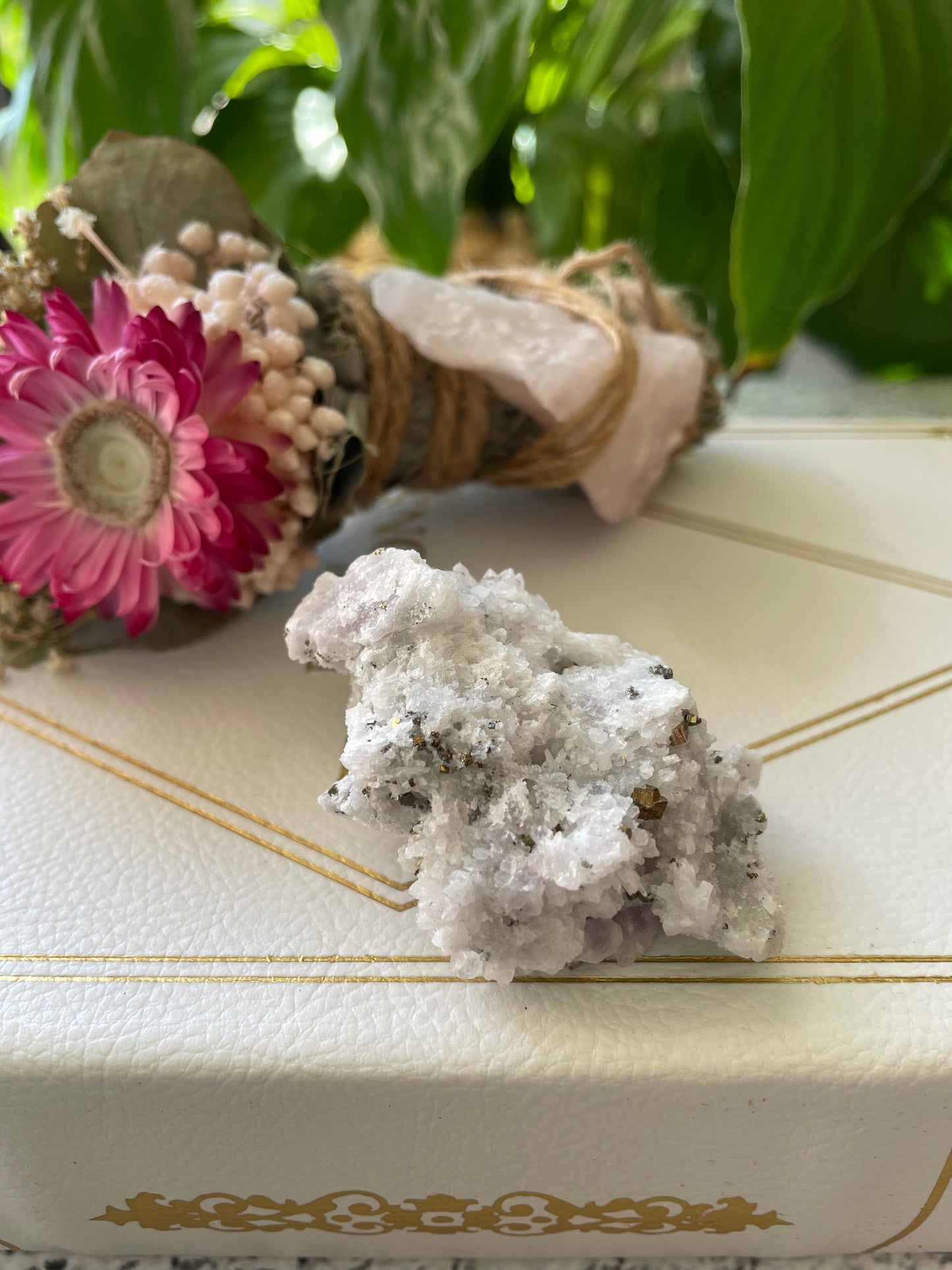 Quartz and Pyrite Cluster