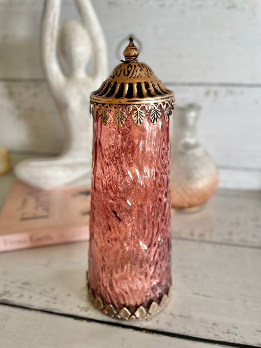 Vintage LED Tower Punch Lantern