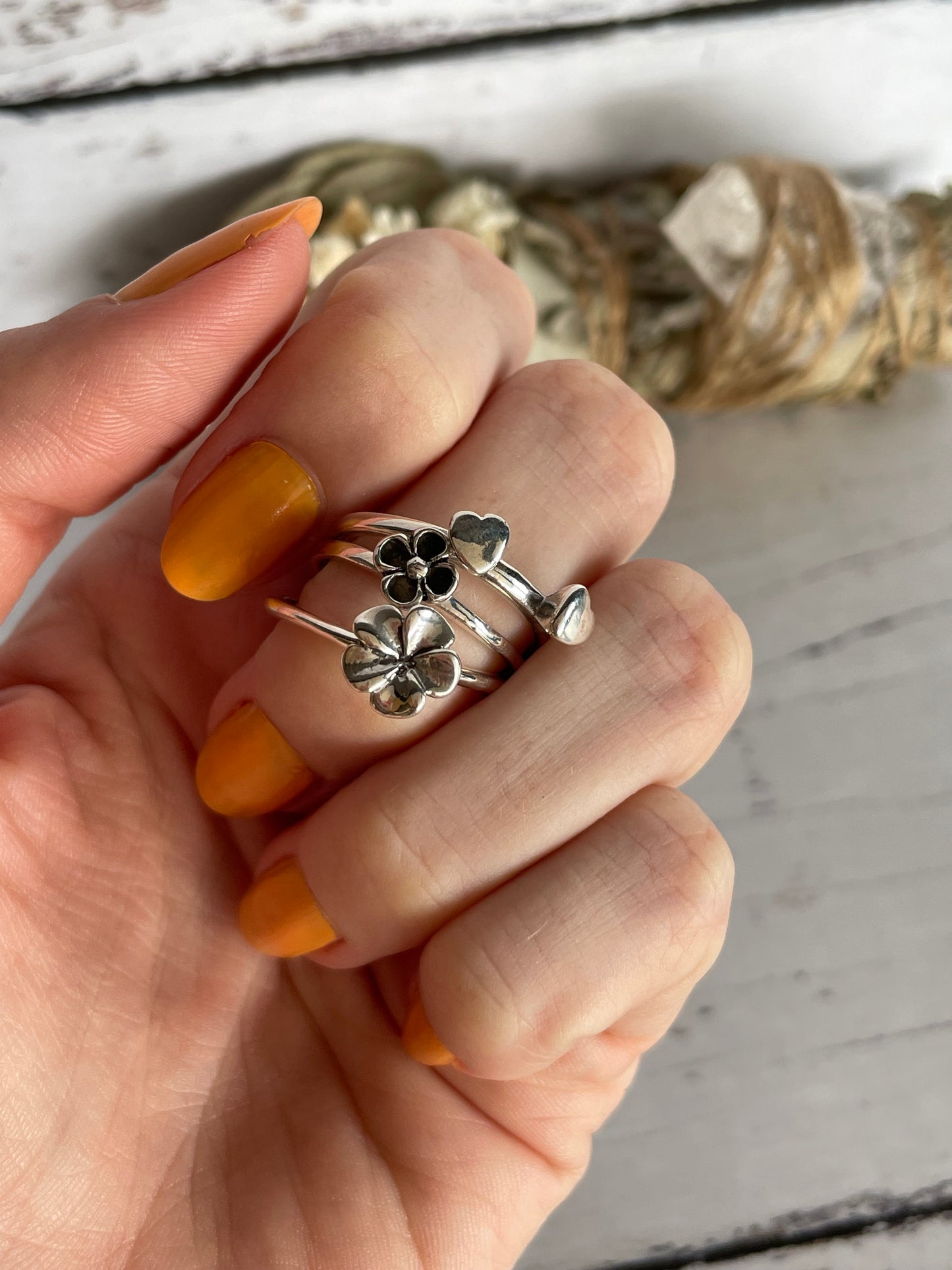 Nature Fae ~ Set of 3 Rings