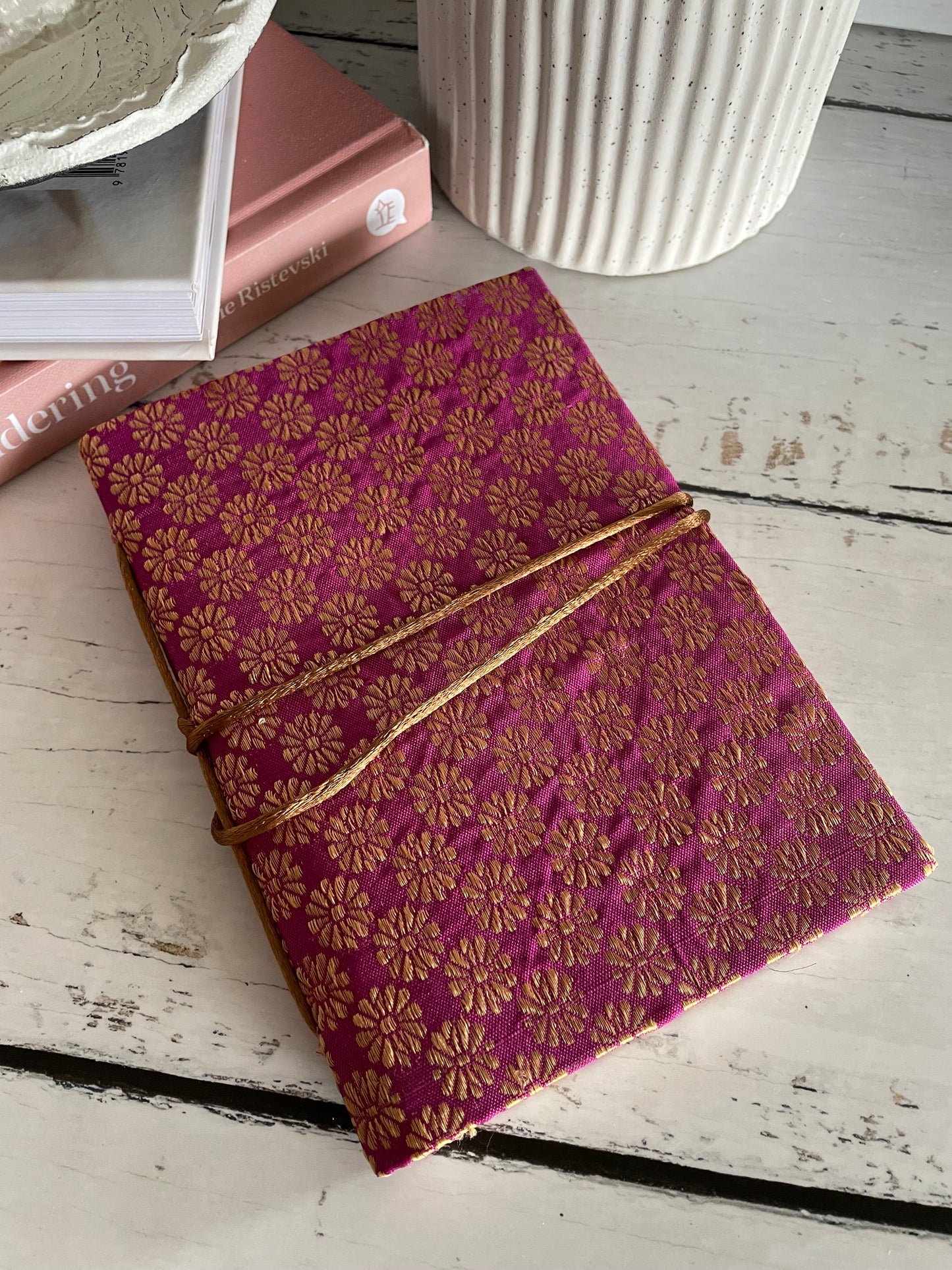 Recycled bohemian journal - tree free paper!