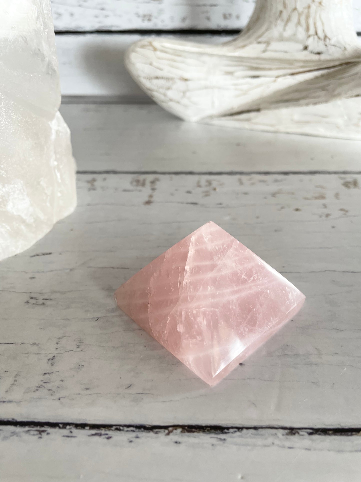 Rose Quartz Pyramid