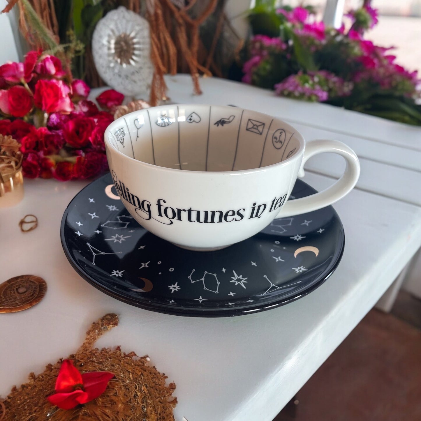 Fortune Telling Ceramic Teacup