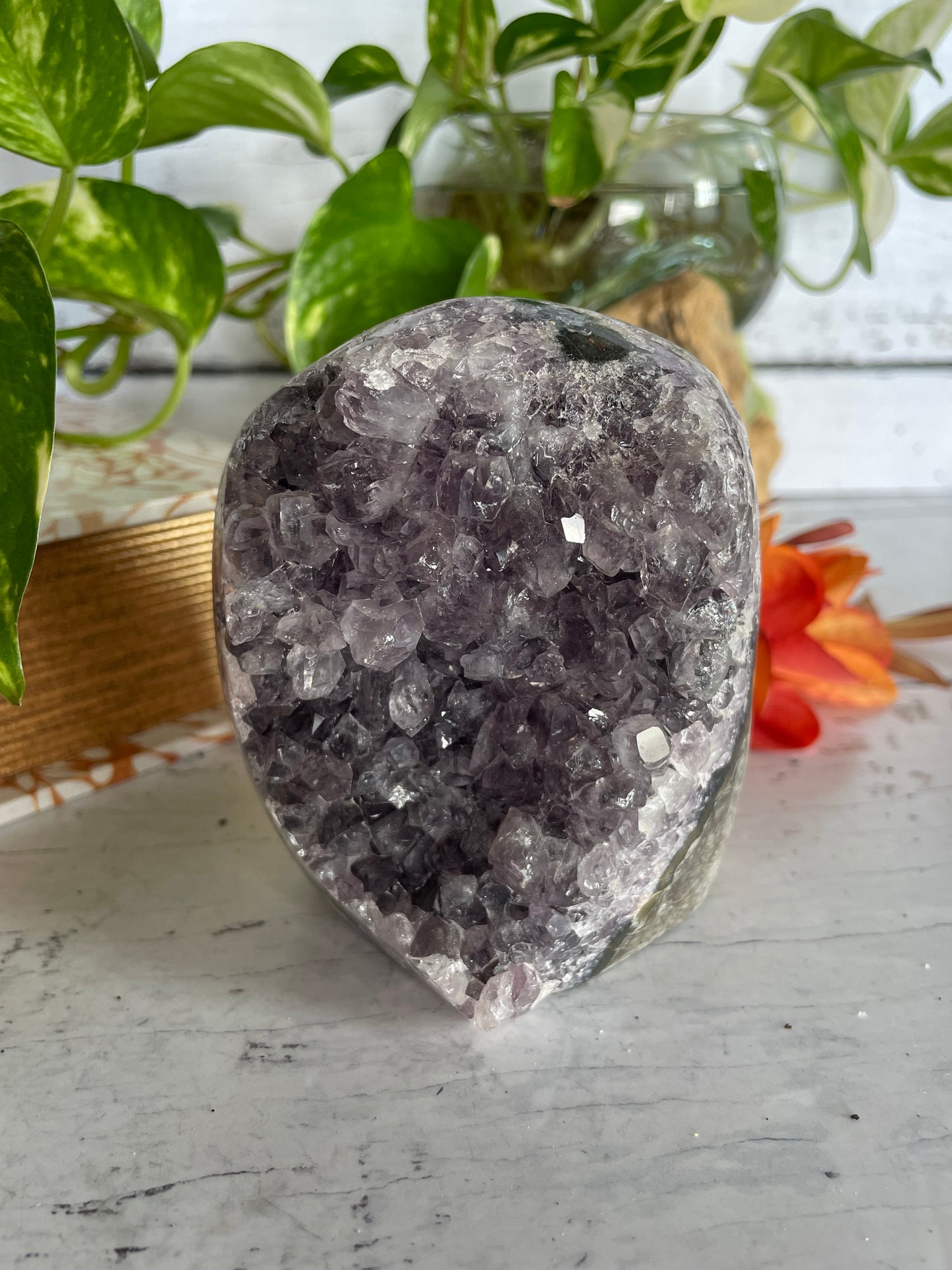 Amethyst Standing Cluster