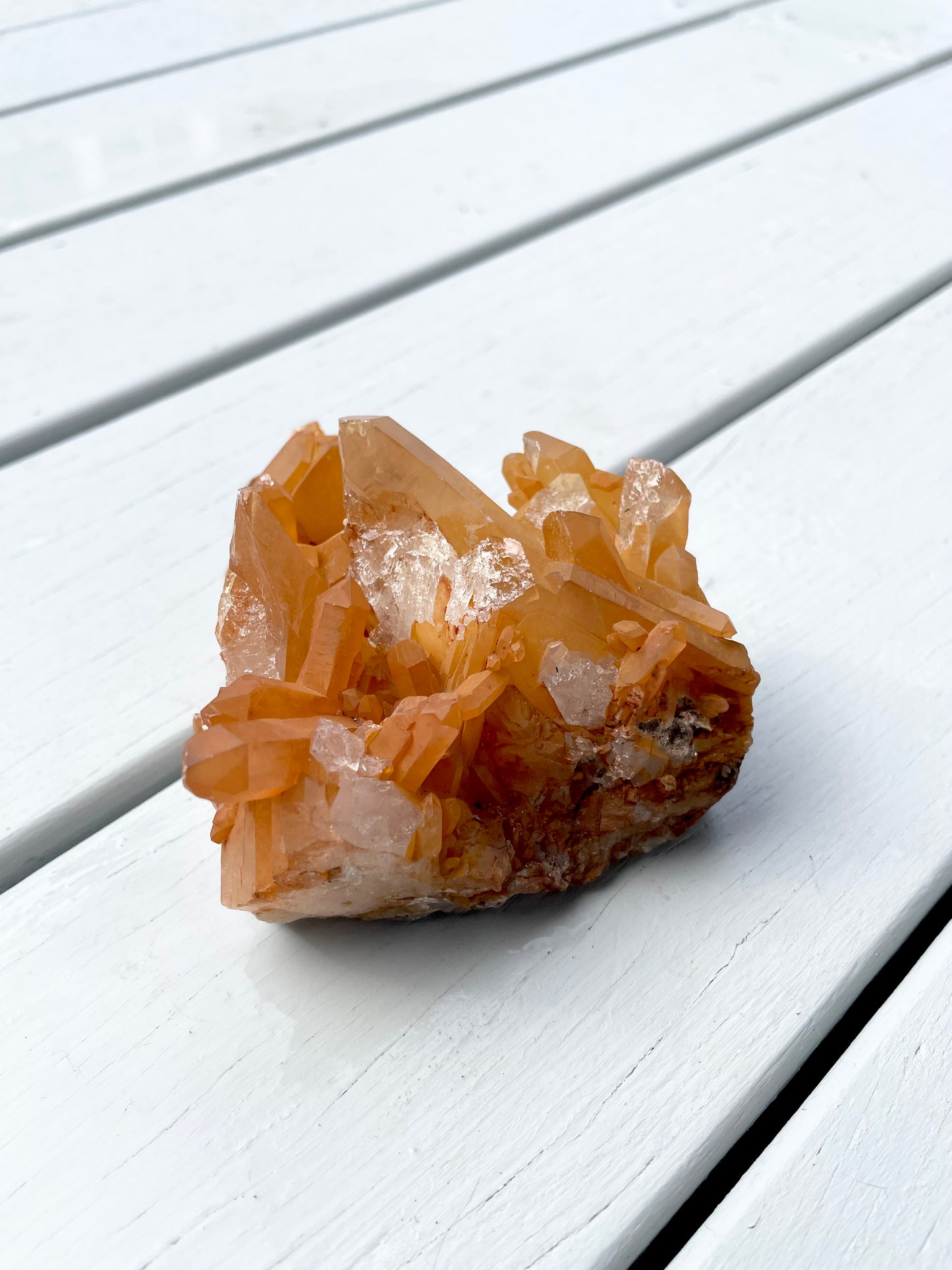Tangerine Quartz Cluster