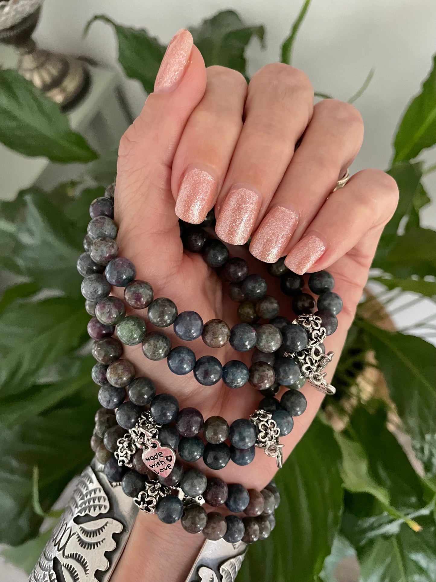 Ruby in Kyanite Healing Bracelet