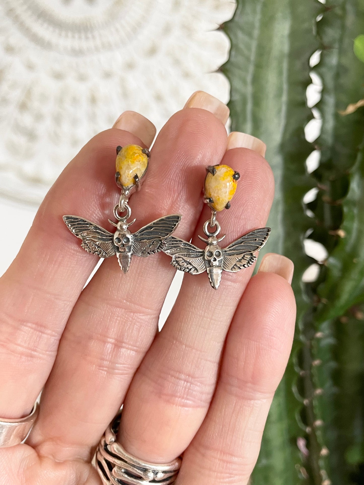 Bumble Bee Jasper Studs