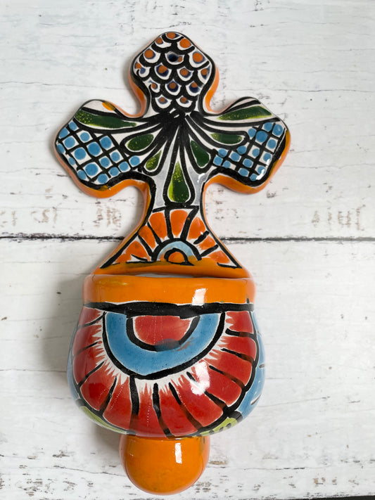 Talavera Mexican Holy Water Holder