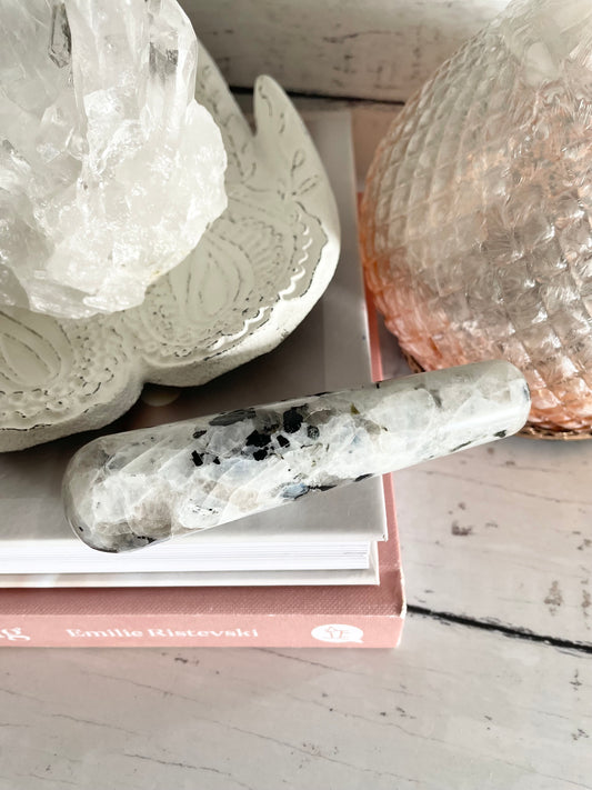 Rainbow Moonstone Healing/Massage Wand