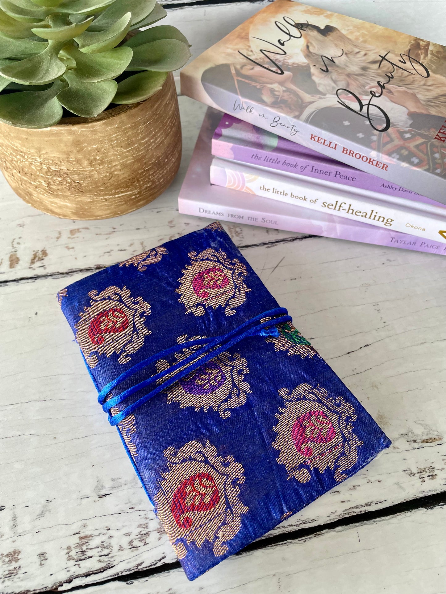 Recycled bohemian journal - tree free paper!