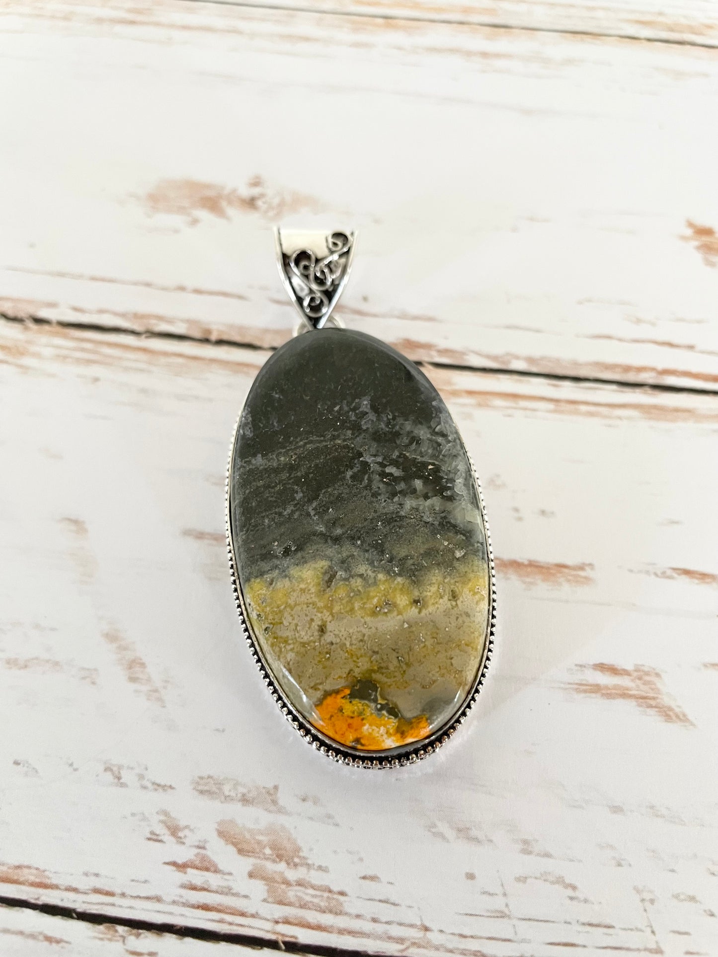 Bumble Bee Jasper pendant