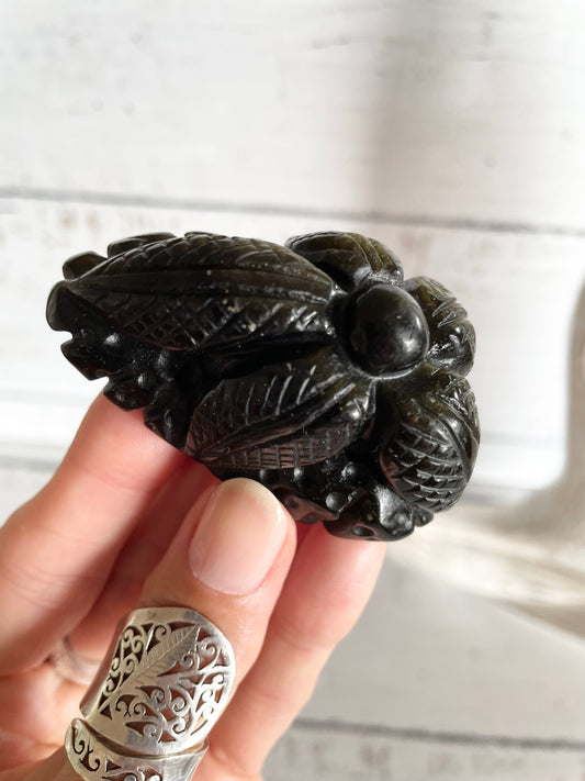 Golden Obsidian Sea Star