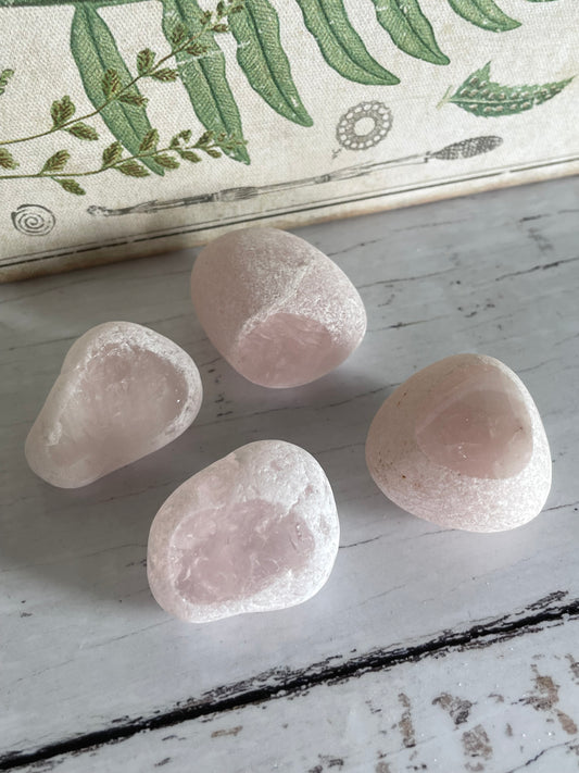 Seer Stone /Ema Egg ~ Rose Quartz