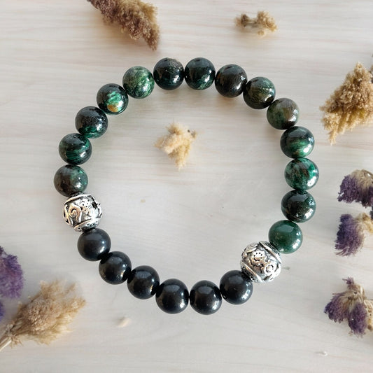 Emerald & Shungite ETHERAL Healing Bracelet ©️