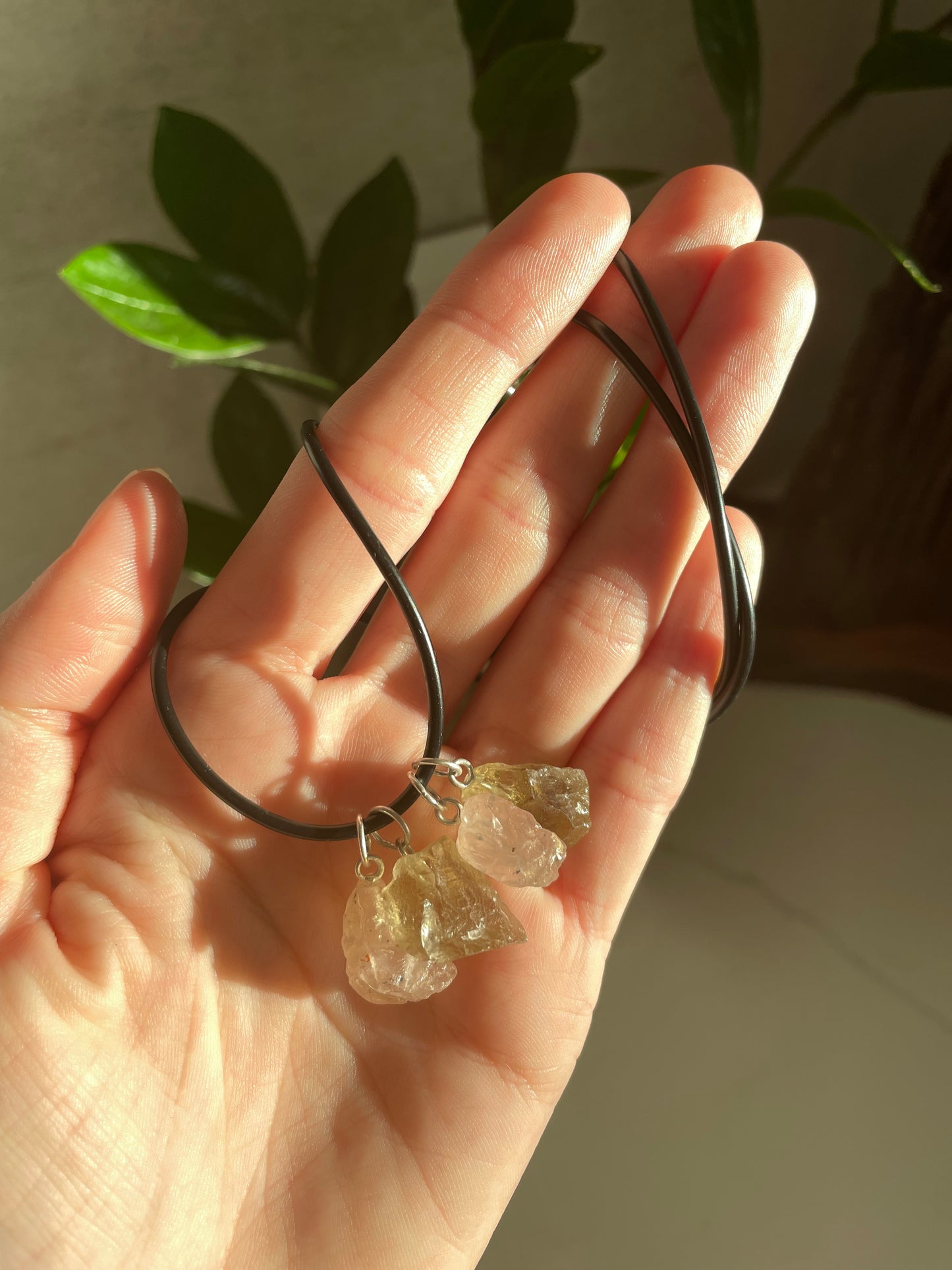 Gem Necklace ~ Good Vibes