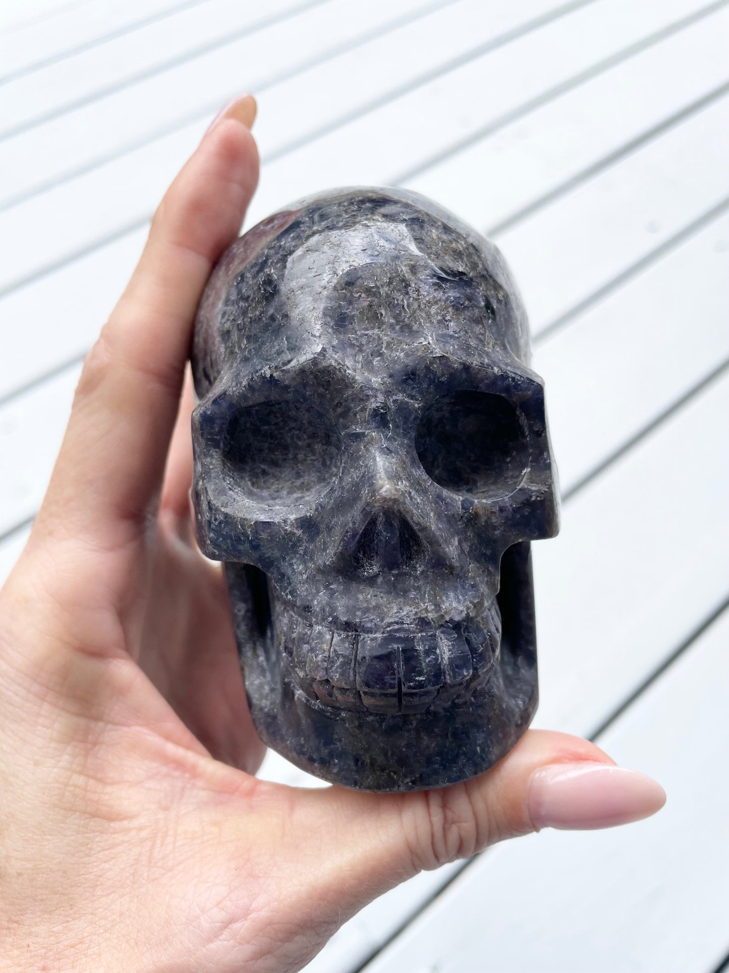 Iolite Skull