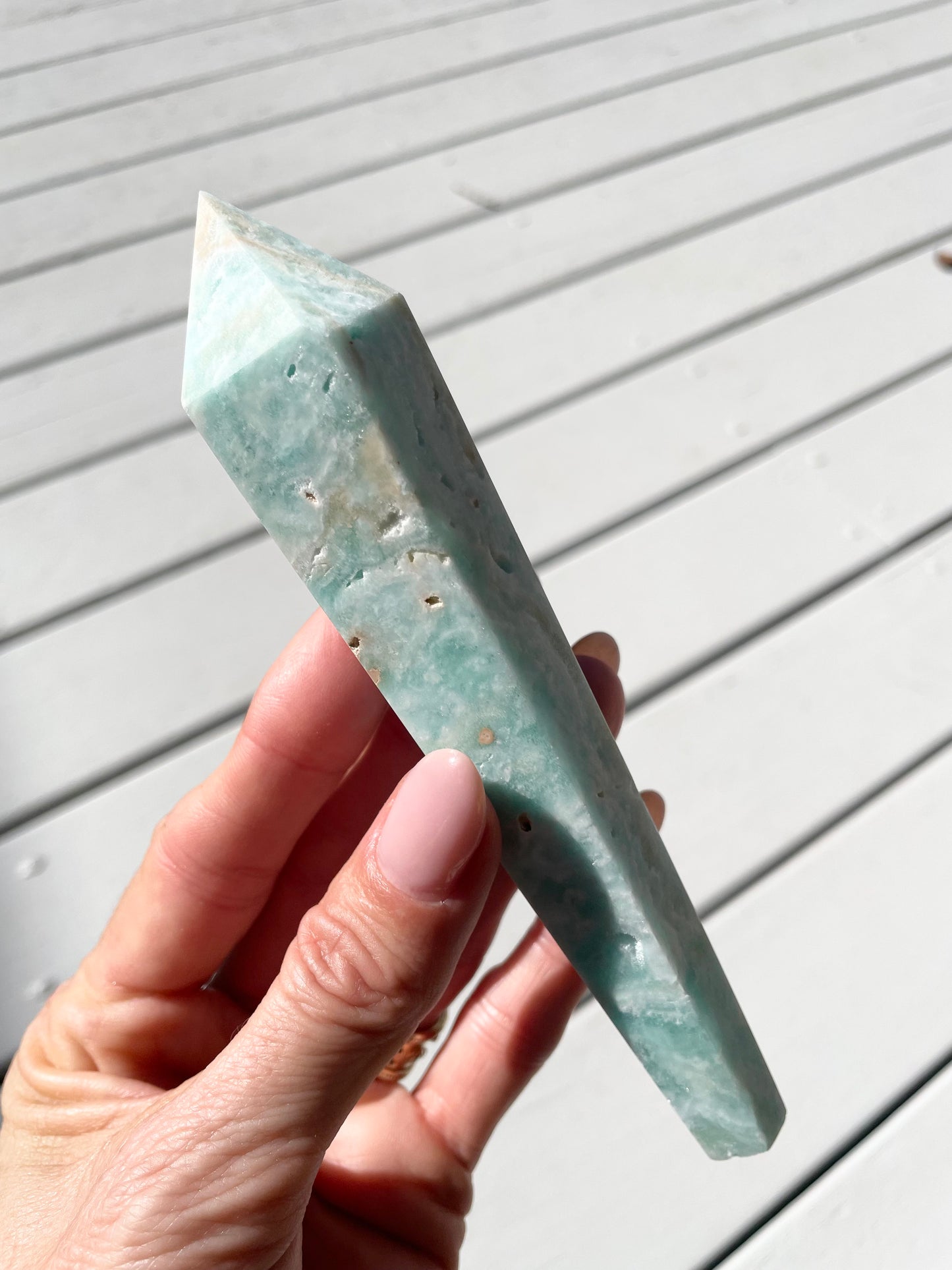 Hemimorphite Torch/Point