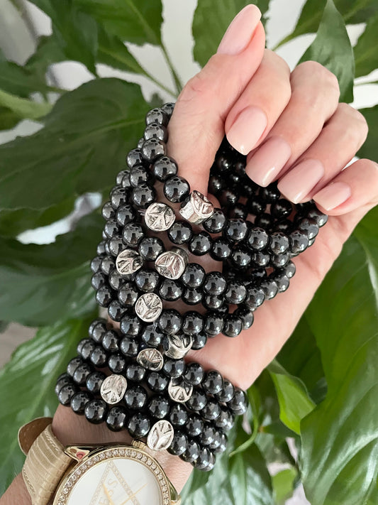 Dark Hematite RENEWAL Healing Bracelet