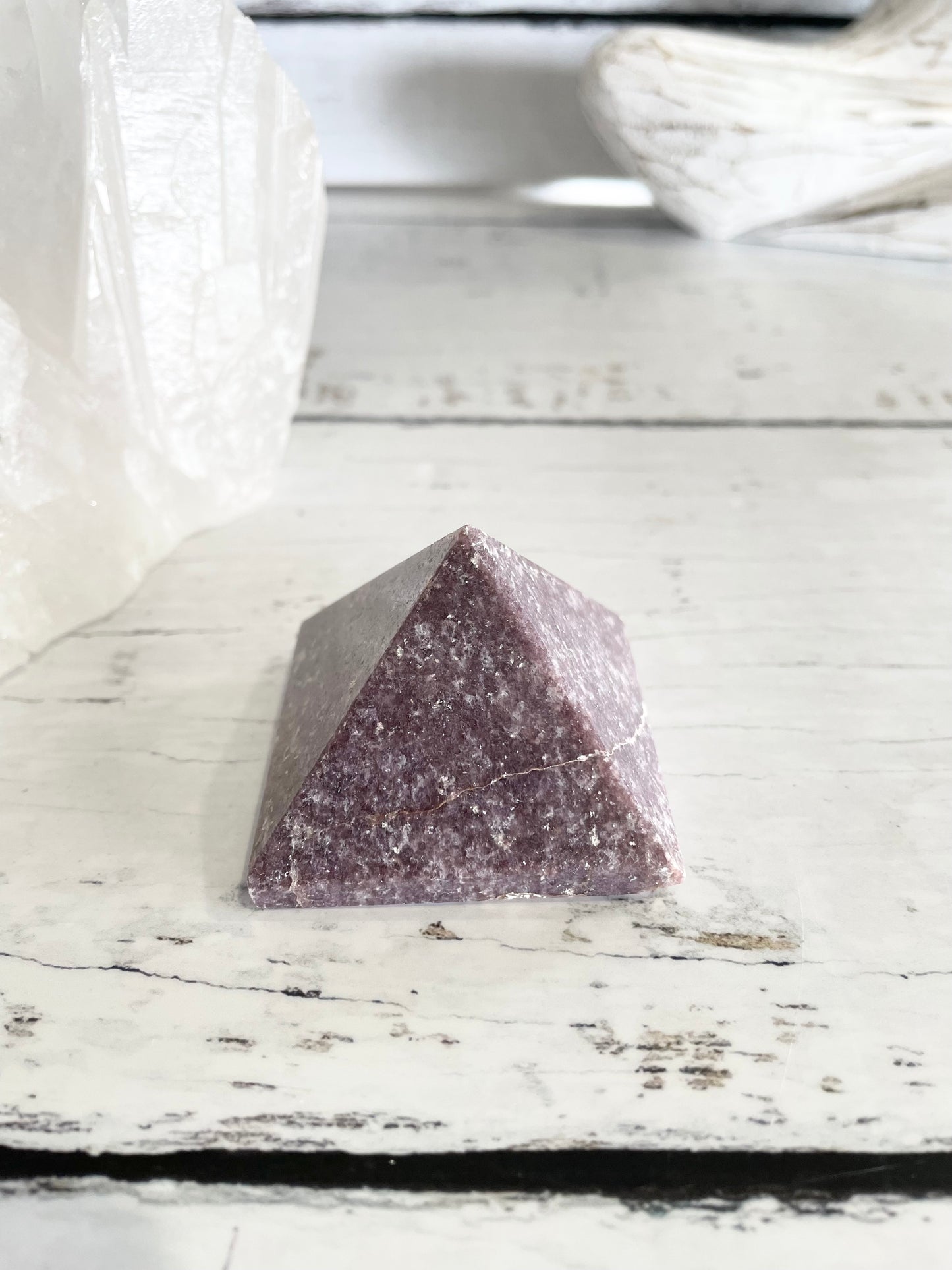 Lepidolite Pyramid