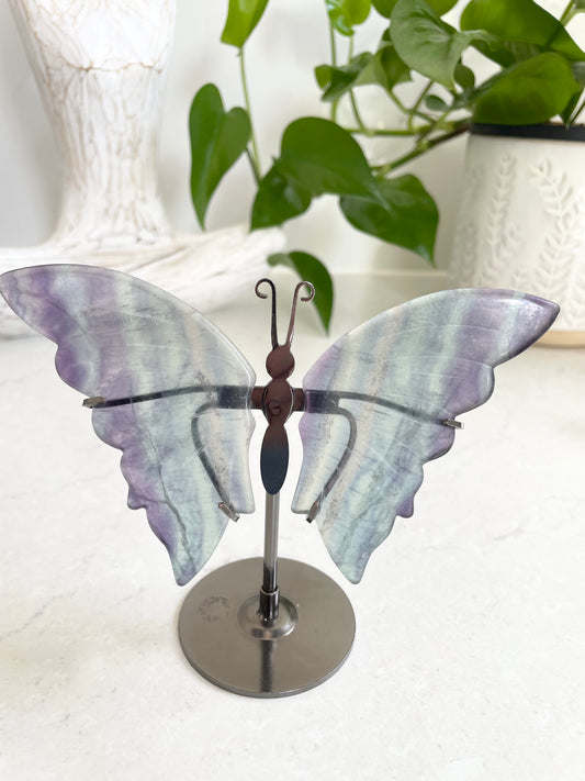 Butterfly ~ Rainbow Fluorite