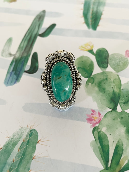 Royston Turquoise Ring - Adjustable 7-10