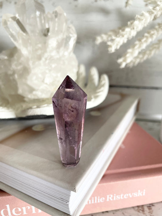 Chevron Dream Amethyst Torch/Point