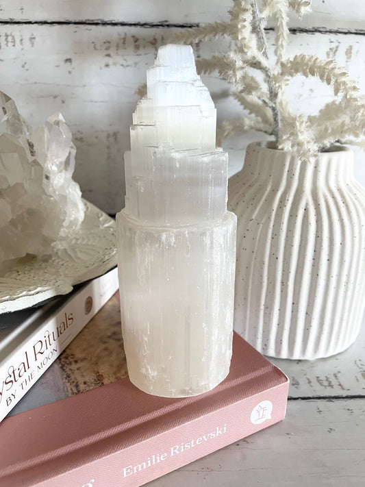 Selenite Tower ~ Medium