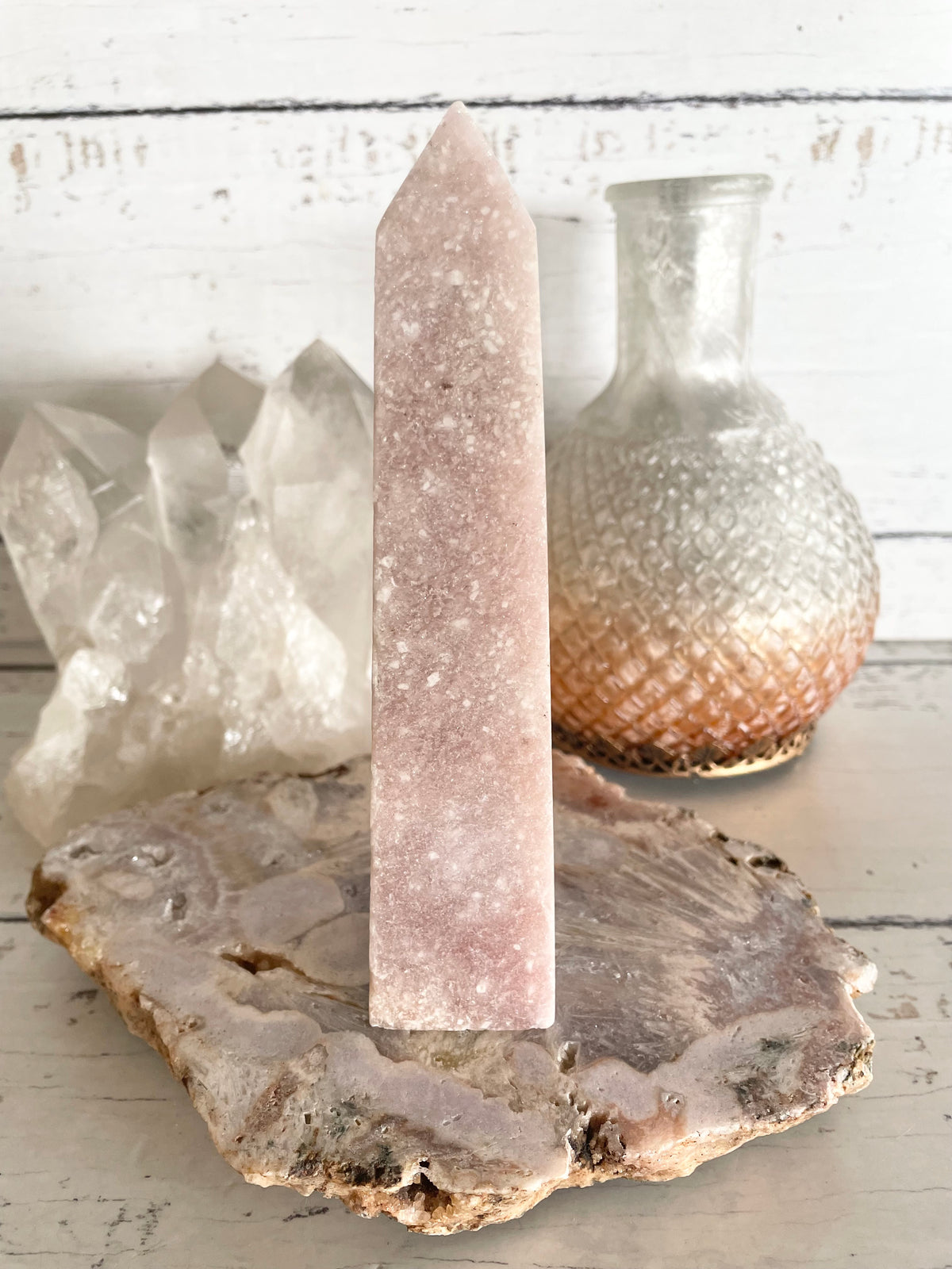 Pink Amethyst Obelisk