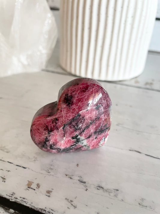 Rhodonite Heart