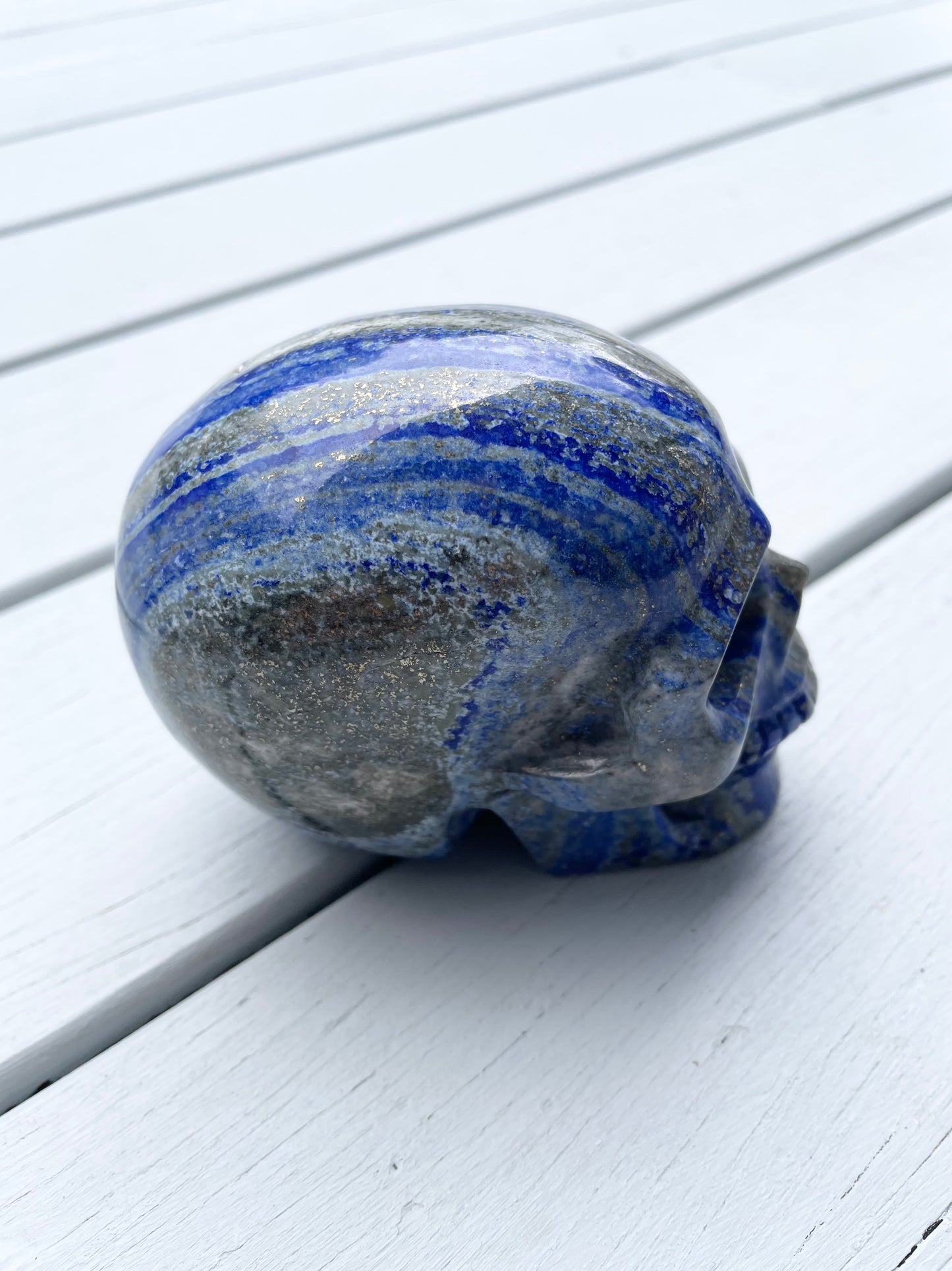 Lapis Lazuli Skull