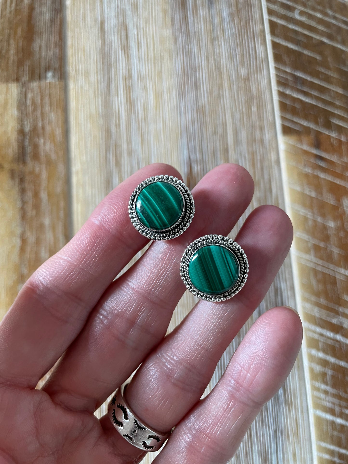 Malachite Studs