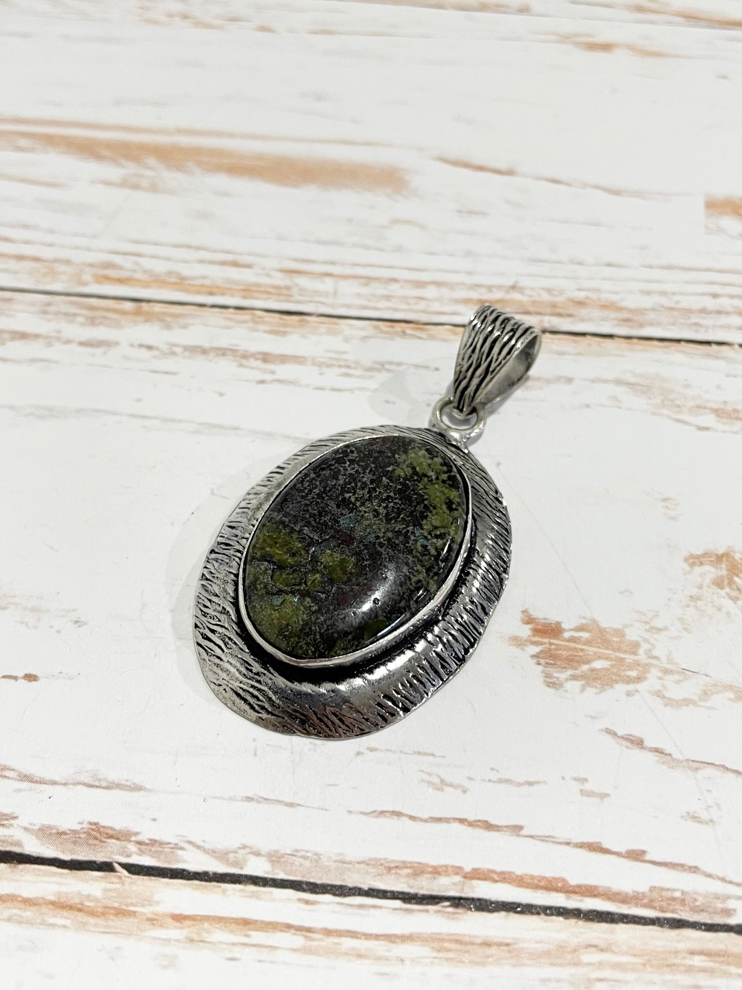 Dragons Blood Jasper Pendant